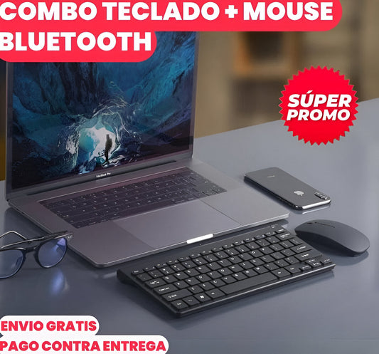 Combo Teclado Y Mouse Bluetooth Pro