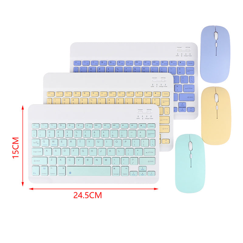 Combo Teclado Y Mouse Bluetooth Pro