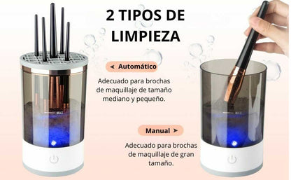 Limpiador Eléctrico De Brochas De Maquillaje